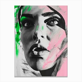 'The Face Of A Woman' Canvas Print