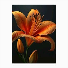 Orange Lily Canvas Print