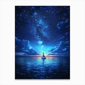 Starry Night Sky 6 Canvas Print