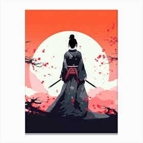 Contemporary Samurai Honor Canvas Print