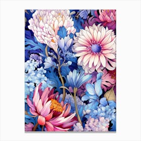 Floral Wallpaper 1 flora nature Canvas Print