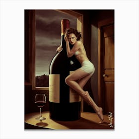 Red Wine Fetish Canvas Print