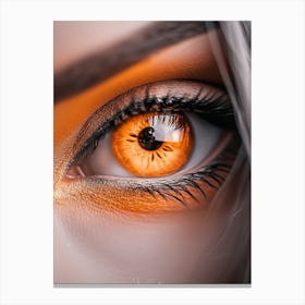 Orange Eye Canvas Print