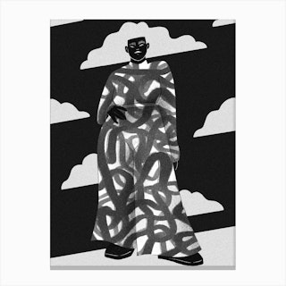 Noise Canvas Print