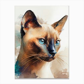 Siamese Cat animal 1 Canvas Print