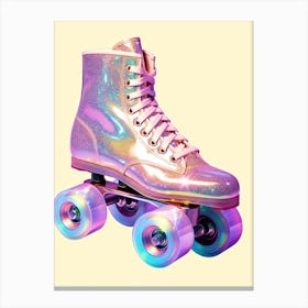 Disco Fever Roller Skates Studio 54 3 Canvas Print