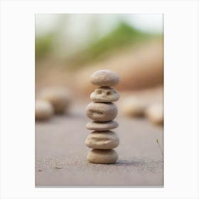 Stack Of Stones Canvas Print