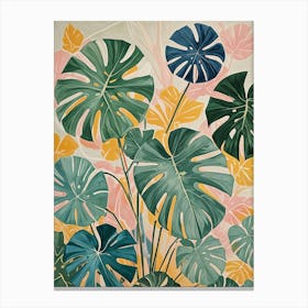 Monstera Leaves Canvas Print