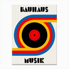 Bauhaus Music 2 Canvas Print