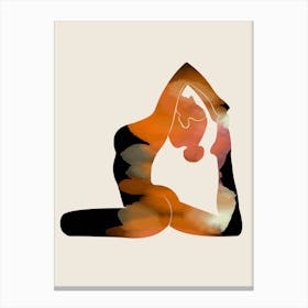 Yoga Girl A Canvas Print