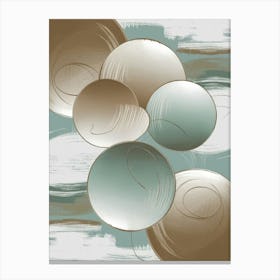 Abstract Circles Canvas Art Canvas Print