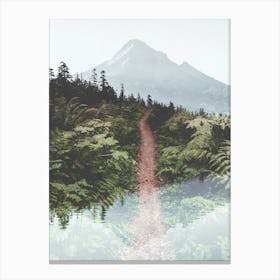 Trail In The Forest - Mount Hood Oregon Canvas Print