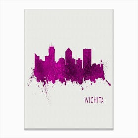 Wichita Kansas City Purple Canvas Print