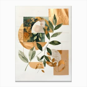 'Gold Leaf' 4 Canvas Print