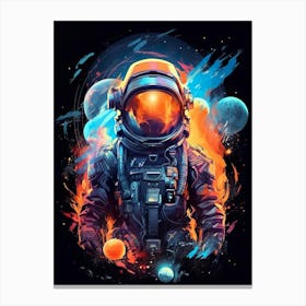 Astronaut Painting 1 Canvas Print