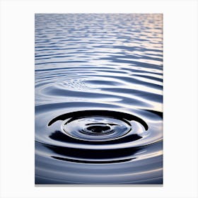 Ripples In The Water Canvas Print