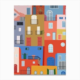 Ma ville Canvas Print