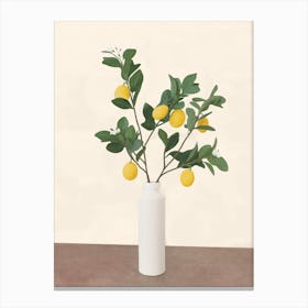 Lemon Branches Ii Canvas Print