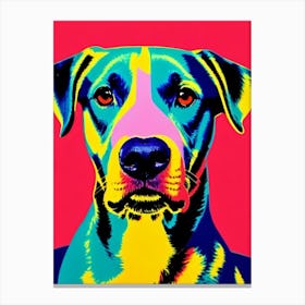 Labrador Andy Warhol Style dog Canvas Print