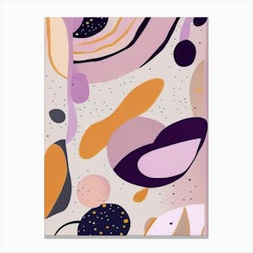 Galaxy Musted Pastels Space Canvas Print