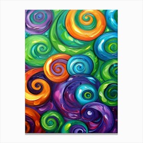 Swirls 4 Canvas Print