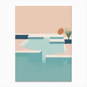 'Swimming Pool' Canvas Print