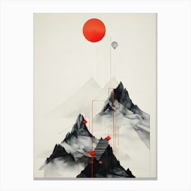 Asian Mountain Canvas Print