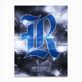 Rice Owls Canvas Print