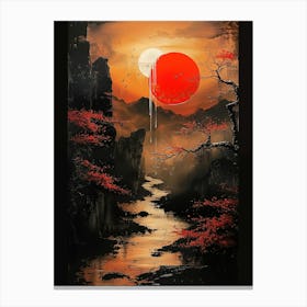 Asian Sunset Canvas Print