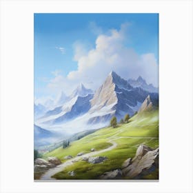 Landscape Painting 10 Canvas Print