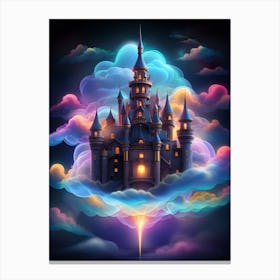 Castle In The Clouds 13 Canvas Print