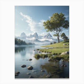 Mountain Landscape 1 Canvas Print