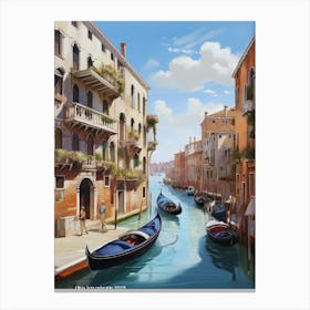 Venice Canal.2 Canvas Print