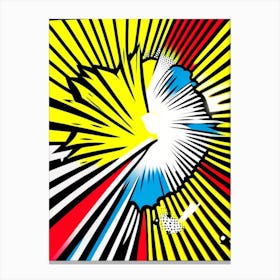 Big Bang Bright Comic Space Canvas Print