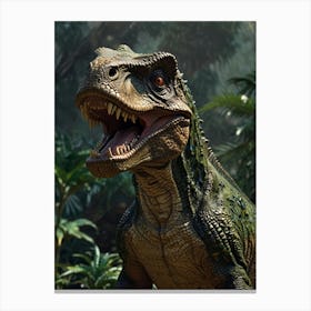 Jurassic Park T-Rex Canvas Print