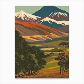 Amboró National Park 2 Bolivia Vintage Poster Canvas Print