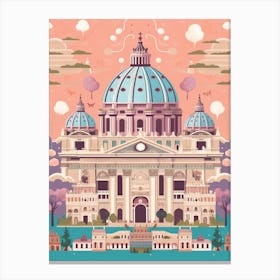 St Peters Basilica Vatican 2 Canvas Print