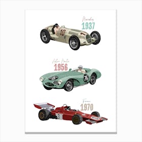 Vintage Formula 1 Canvas Print