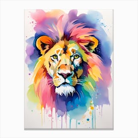 Lion Painting 13 Canvas Print