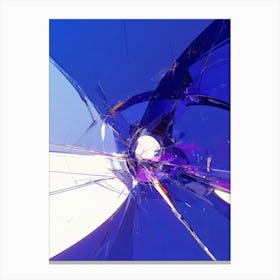 Abstract Shattered Glass Canvas Print