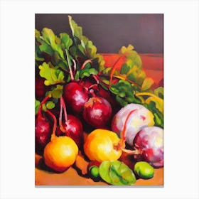 Beetroot Cezanne Style vegetable Canvas Print