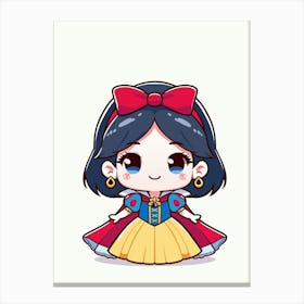 Snow White Canvas Print