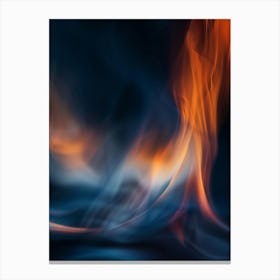 Abstract Flames 2 Canvas Print