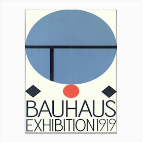 Bauhaus Exhibition 1919 Stampe su tela