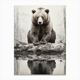 Wild Majesty: A Bear's Haven Canvas Print