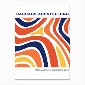 Bauhaus Orange Exhibition 17 Canvas Print