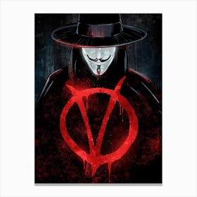 V For Vendetta IV Canvas Print