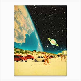 Galaxy Beach Canvas Print