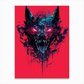 Wolf Head 2 Canvas Print