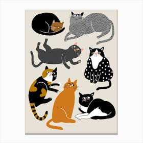 Cats. Canvas Print